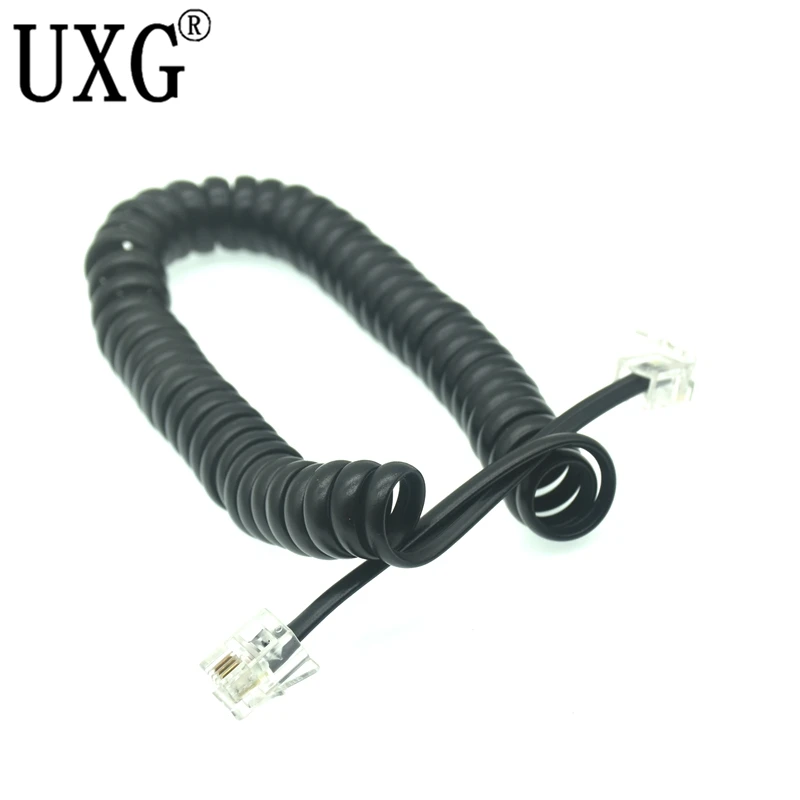 RJ11 Cable Telephone Extension Cord Lead Phone Coiled Cable