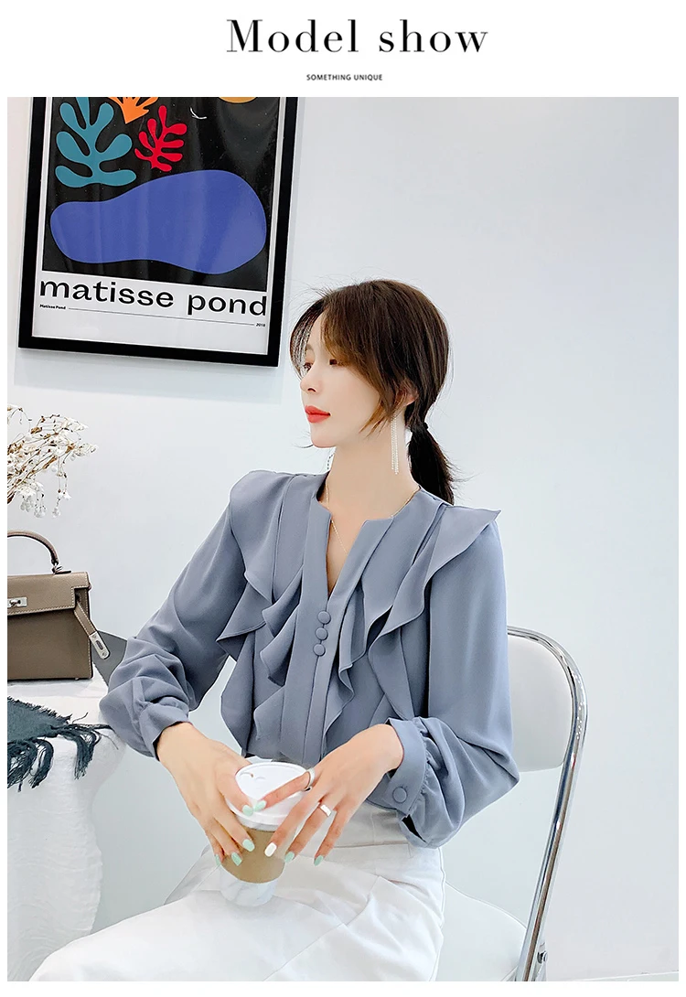 ruffle blouse