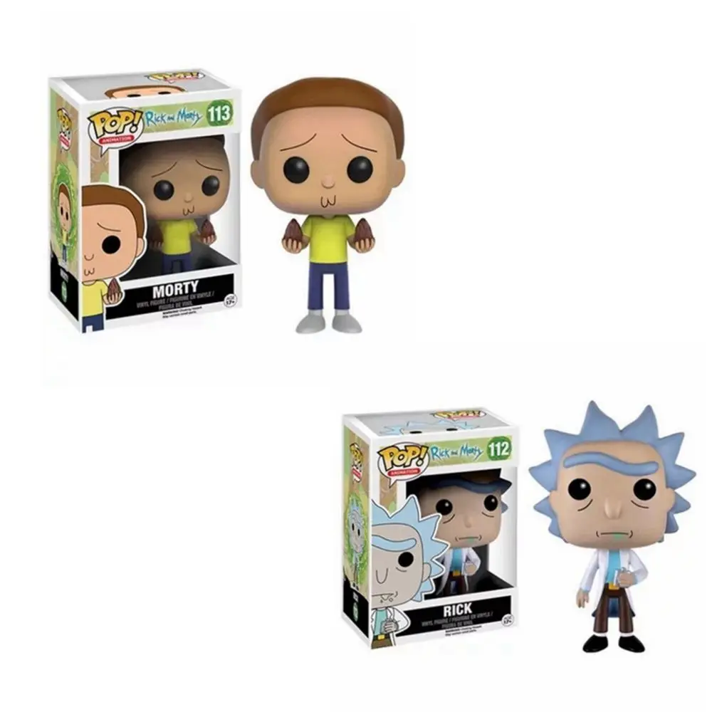 Funko POP Рик и Морти мультяшная фигурка модель виниловые куклы MR. MEESEEKS PICKLE Rick с