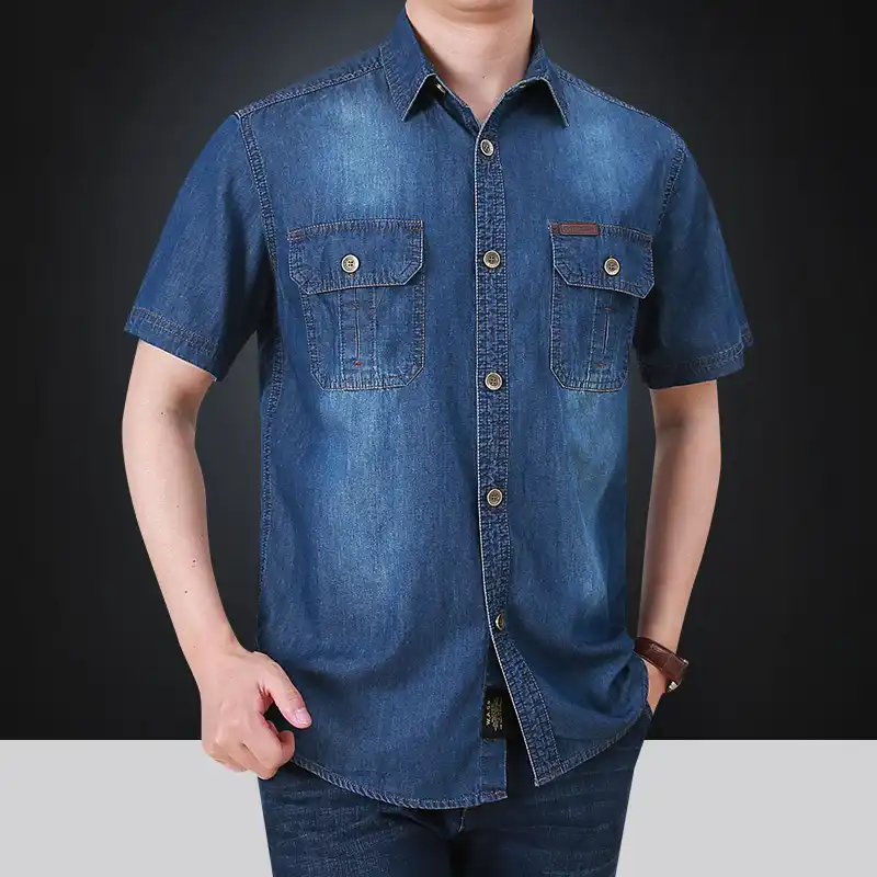denim thin shirt 