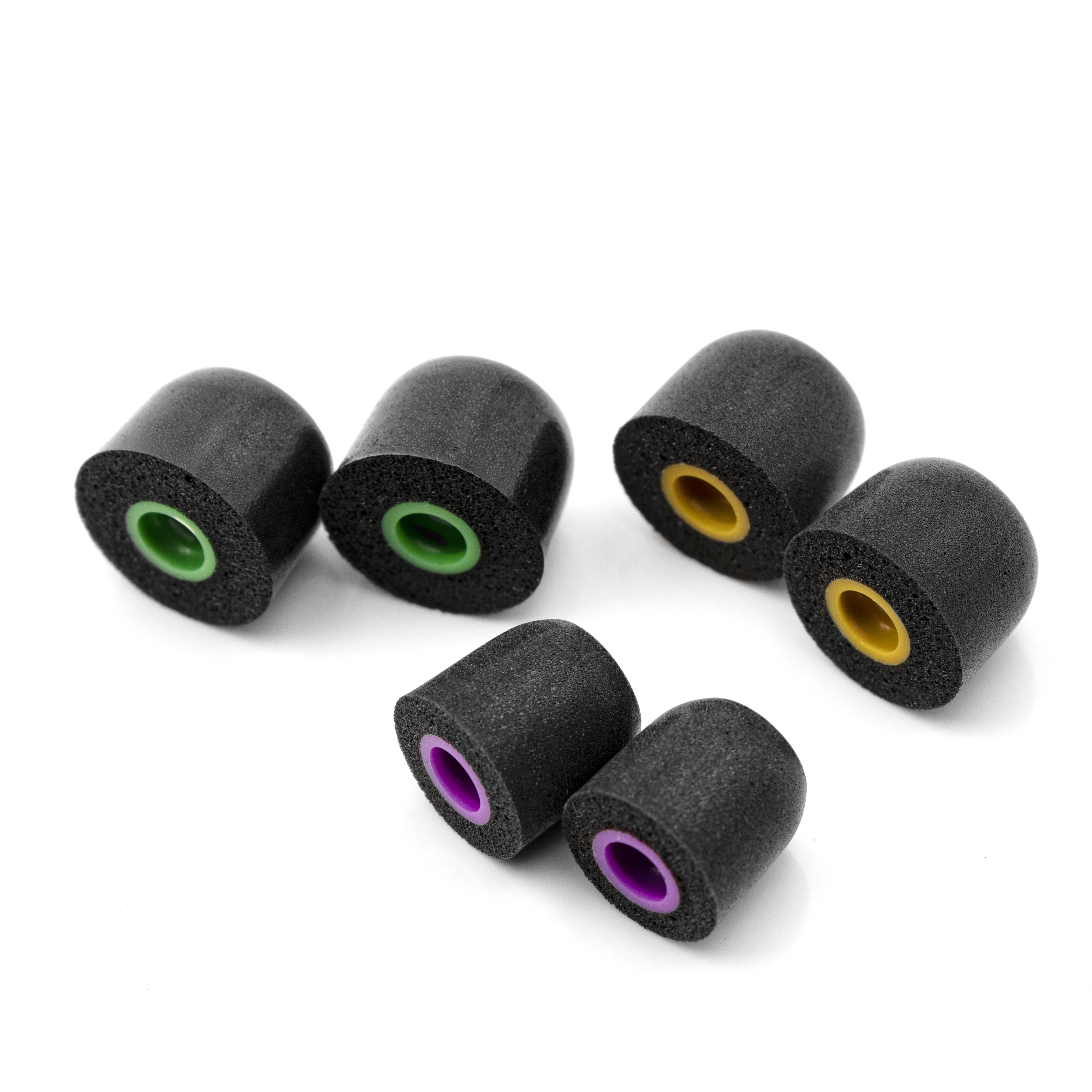 

Tripowin Spiral Groove Memory Foam Eartips 3 Pairs Suitable for 4.5mm-6.5mm Earphone