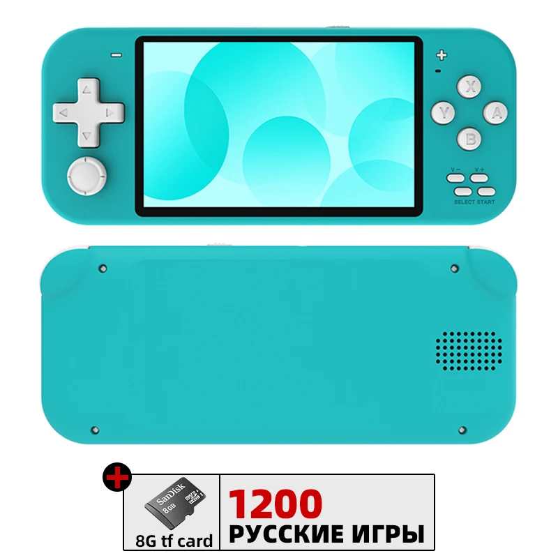 DATA FROG X20 Mini Retro Handheld Console 4.3 inch Portable Video Game for MAME/CPS/GBA/NES/GB/SEGA/NEOGEO/GBC/SNES Emulators 