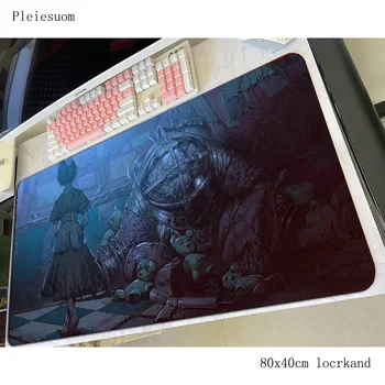 

bioshock- mousepad 80X40CM gaming mouse pad big gamer mat wrist rest game computer desk padmouse keyboard anime large play mats