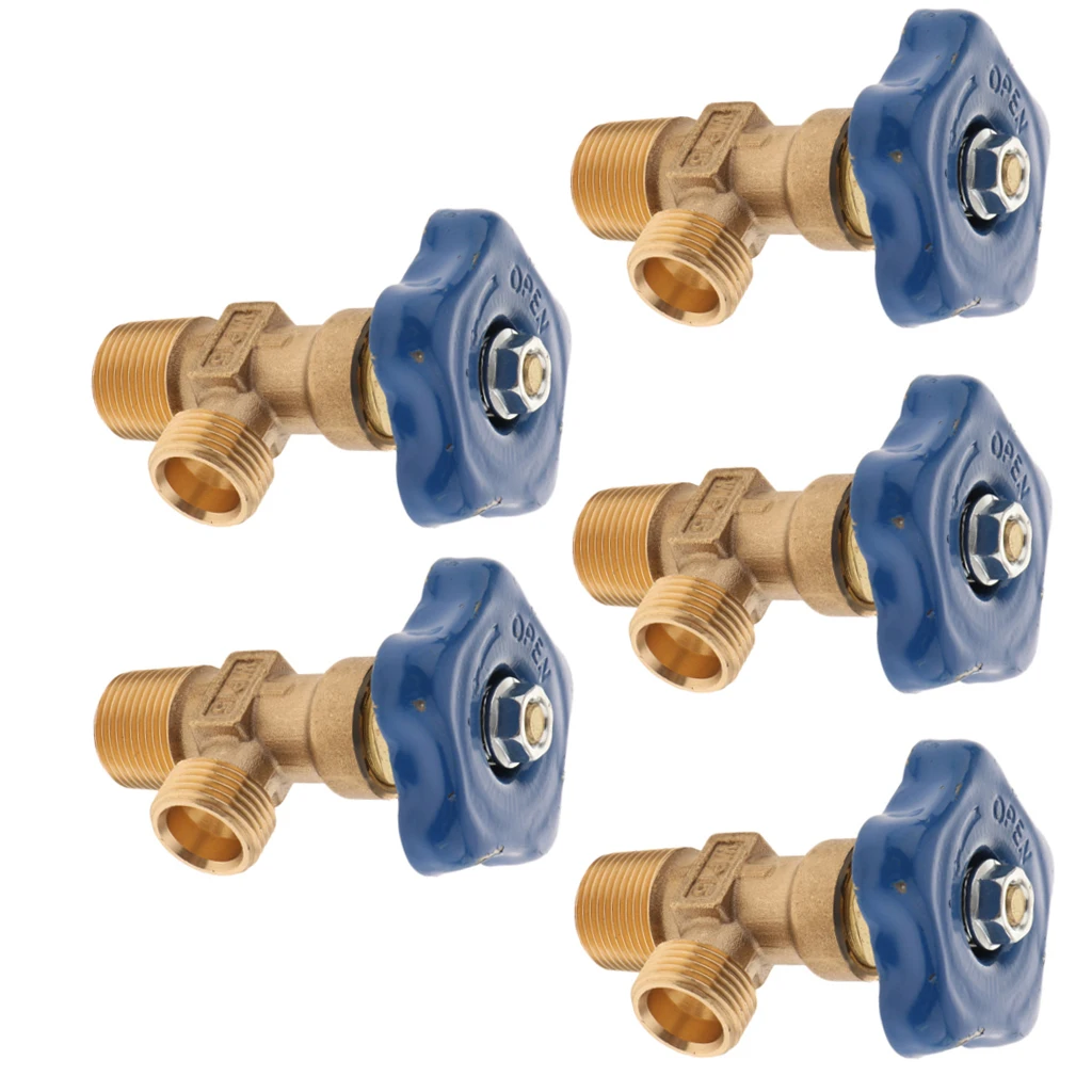 5 Pcs WP-15 Small Argon Cylinder Valve Insert Gas Bottle Regulator for Argon