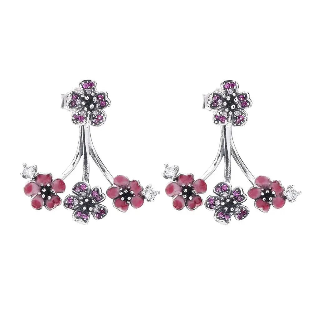 

Ajax Manufacturer 925 Sterling Silver Flower-shape Studs Earrings Jewelry For Party And Wedding