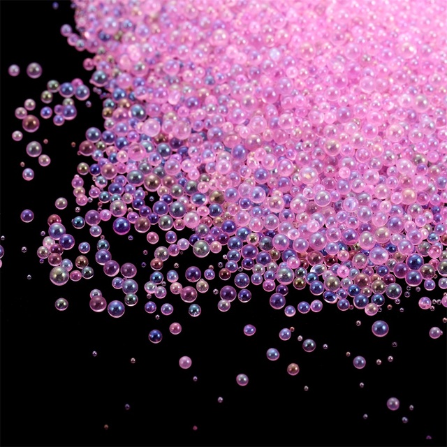 Tiny Crystal Glass Balls Rhinestones For Nails Microbead Caviar Beads Resin Filling for Silicone Mold UV Resin Epoxy Filler
