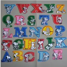 Железные нашивки для одежды, значки, буквенные Snoopy, индивидуальная модная одежда с вышивкой, сумки для одежды, футболки DIY