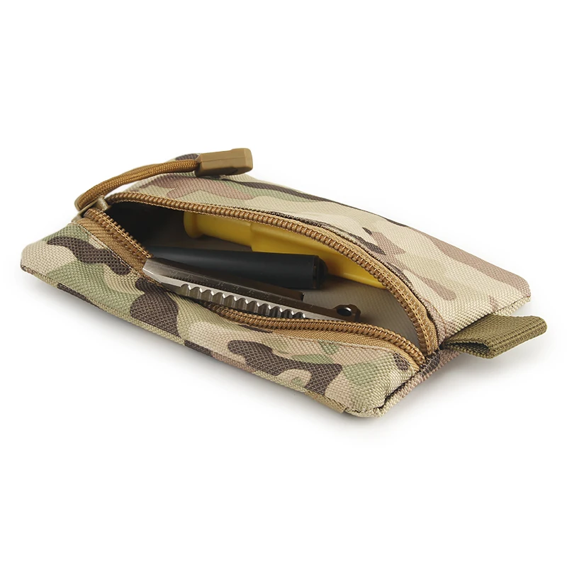 Outdoor Sports Camouflage Belt Bag Tactical Coin Purse Tactical Running Portable EDC Tool Storage Hand Bag 4