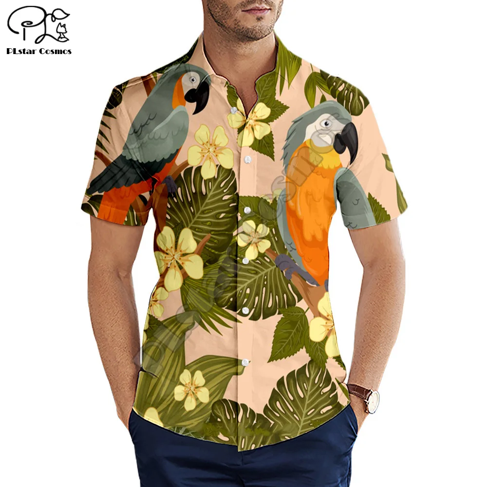 

PLstar Cosmos Hawaiian Beach Shirts Fruit Food NewFashion Pullover 3DPrint Summer Funny Collar Shirt Short Sleeve Casual Tees N7
