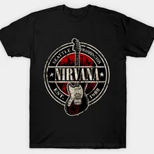 NIRVANA футболка Est 1988 Марка с гитарой новая аутентичная s m l xl 2XL