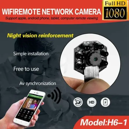 H6 1080P HD Mini DVR ip-камера видеонаблюдения с поддержкой Wi Камера Беспроводной 4K модуль CAM WI-FI Удаленная сеть Камера Ночное видение