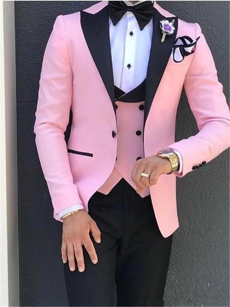 Men Suit Jacket+Pants+Vest|Tailor 