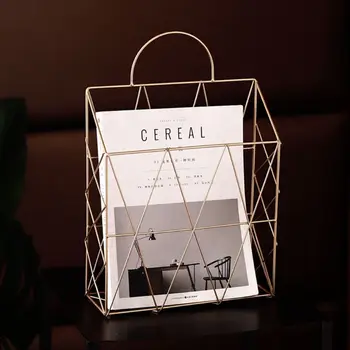 

Nordic Style Magazine File Book Rack Desktop Hanging Storage Shelf Office Home Dropshipping