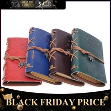 Ретро блокнот на спирали, дневник, блокнот, винтажные Пираты; якоря из искусственной кожи, записная книжка для путешественника, журнал R20