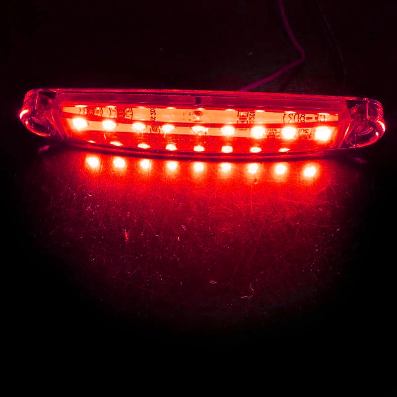 20 шт./компл. красный 9LED фонари для грузовиков для боковых окон автомобиля шины Габаритные фары Водонепроницаемый 24V прочный