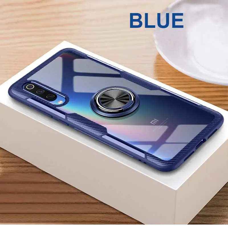 Противоударный Magentic чехол для телефона для Redmi Note 7 Note 7 8 5 k20 pro Чехол Кронштейн кольцо чехол для Xiaomi 8 Lite 9 se силиконовый мягкий чехол