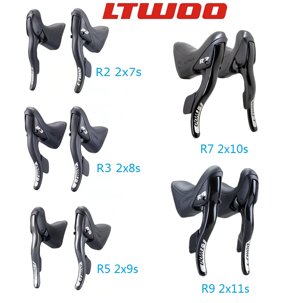 LTWOO R2/R3/R5/R7/R9 2x7/2x8/2x9/2x10/2x11 speed Road Bike Shifters Lever Brake Compatible for shimano Derailleur rear derailleur bike derailleur bicycle shift lever