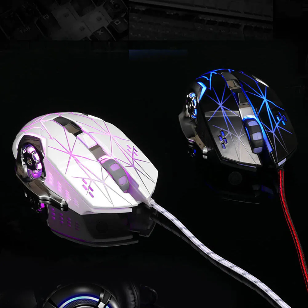 3200 dpi светодиодный optique 6D USB filaire jeu souris Pro Gamer pour PC 6 бутонов avec molette de defilement 5
