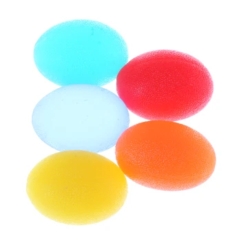 

Clear Finger Exercise Massage Egg Shaped Gripper For Fitness Decompression Stress Relief Vent Ball toy gift 6.2 *4.6 cm