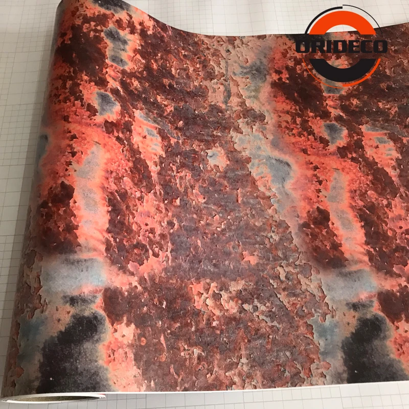 hot Sale Rust Camo Vinyl Wrapping 6