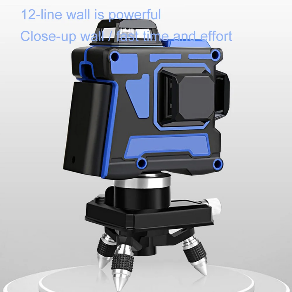 3D 12 линия Osram синий лазерный уровень 360 самонивелирующийся Горизонтальный Вертикальный крест супер мощный лазерный луч USB более высокая видимость