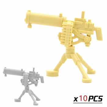 

10pcs/lot Browning Machine Gun M1917 Army Weaponsingly MOCing Military Army Assembly Blocks Building Bricks Toys for Children