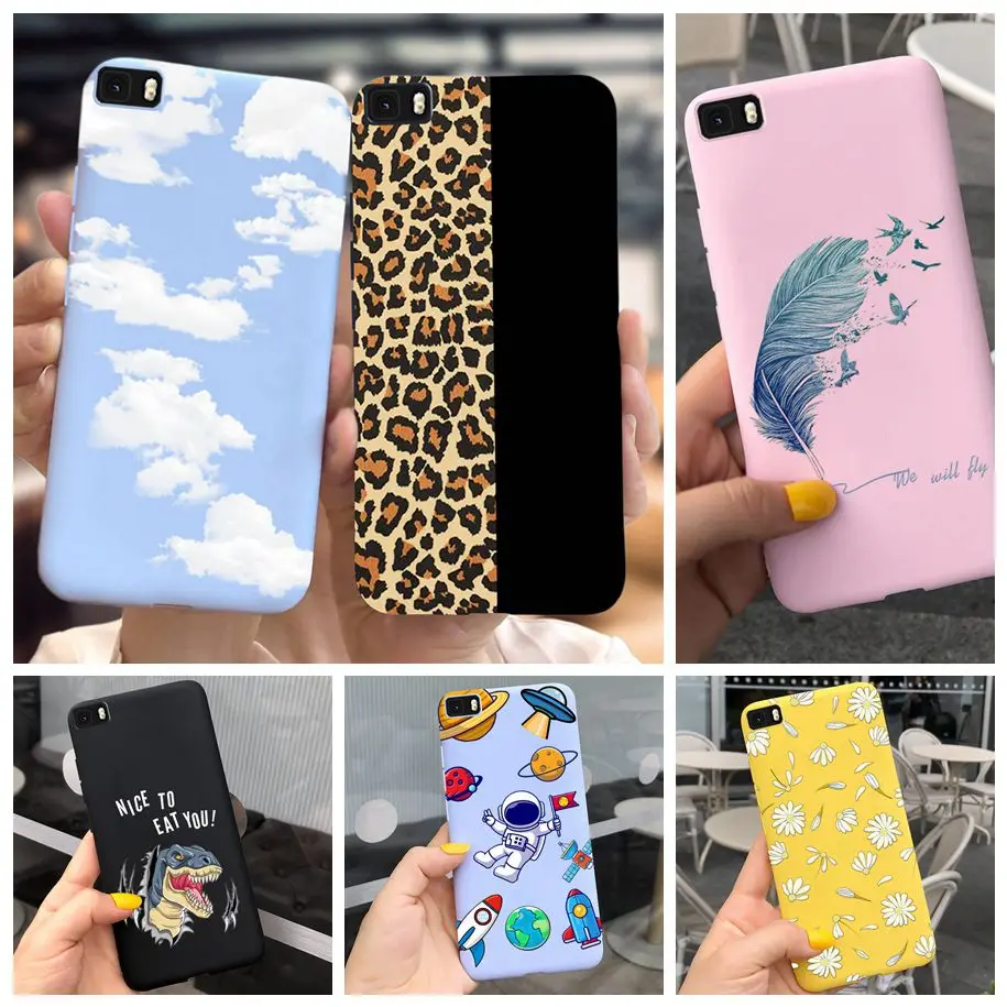 Fashion Phone Case For Huawei P8 Lite Cover 2015 2016 2017 Leopard Painted  Slim Funda Matte Case For Huawei ALE L21 P8Lite Coque|Phone Pouches| -  AliExpress