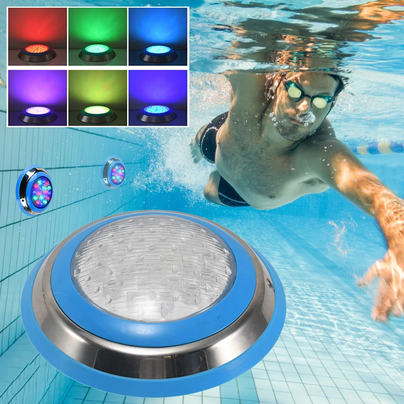 Luzes de Parede para Piscina de Aço Colorida à Prova de Explosão Inoxidável Antiferrugem Luz 1 Cheap Luzes subaquáticas