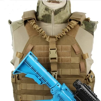 

Adjustable Military Tactical Gun Sling Dual-use Single Point Quick Release Rifle Shoulder Belt Hunting Strap Airsoft