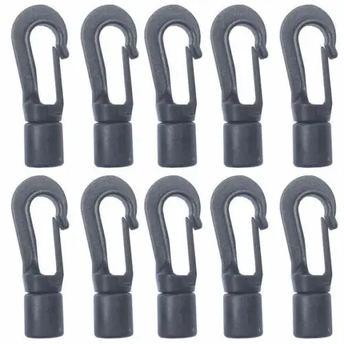 8 мм ID Bungee Shock cord Ends J Shape крючки зажима для байдарки каноэ лодки Dinghy Rib | Инструменты