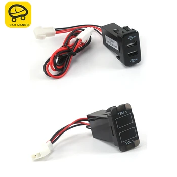 

CARMANGO USB Car Charger for Mobile Phone Tablet GPS Fast Charger Car-Charger Dual USB Car Phone Charger Adapter In Car
