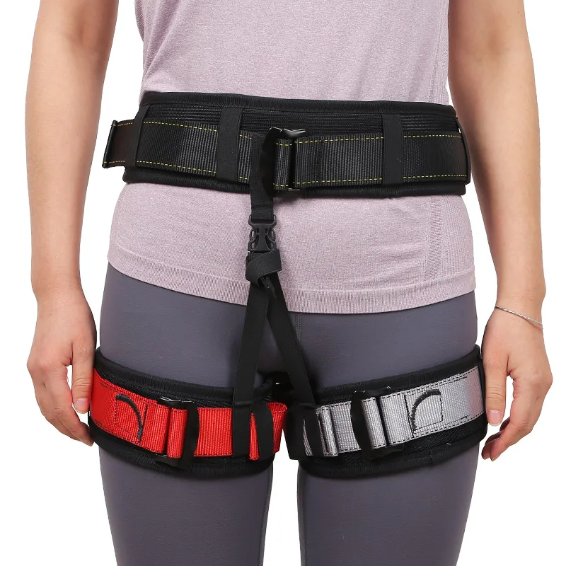 Xinda Aerial Yoga Safety Belt Indoor Fitness Sling Suspended Widened Waist Guard Leg Protective Shorts Yoga Harness