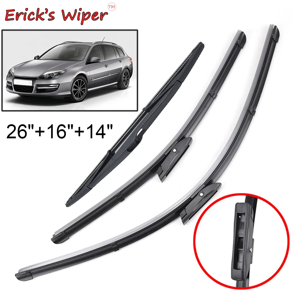 Набор щёток стеклоочистителя Erick's для Renault Laguna 3 Grandtourer 2007-2015 лобовое стекло 26