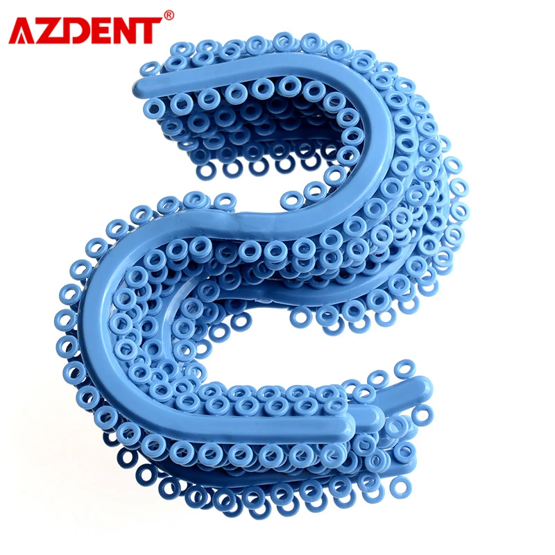 700PCS/Pack AZDENT Dental Orthodontic Elastic Separator Ties Rings S