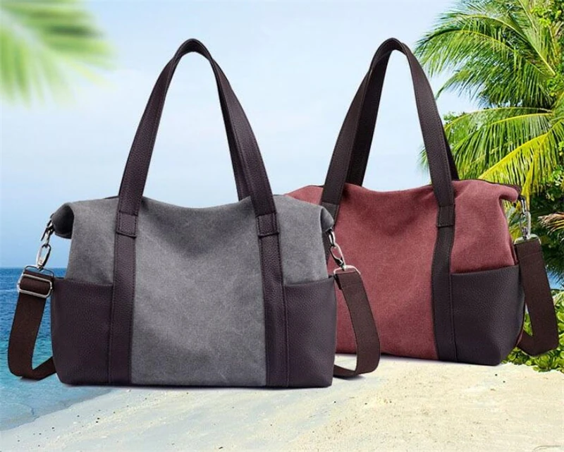 Yogodlns большой емкости Женские сумки на плечо прочные холщовые сумки-мессенджеры сумки сумка-портфель повседневные сумки Большие размеры карманные ручные сумки