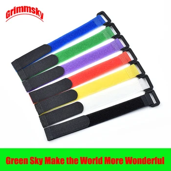 

10Pcs/Lot Wire Reusable Cord Organizer Wire 20X2cm Colorful Computer Data Cable Power Cable Tie Velcro