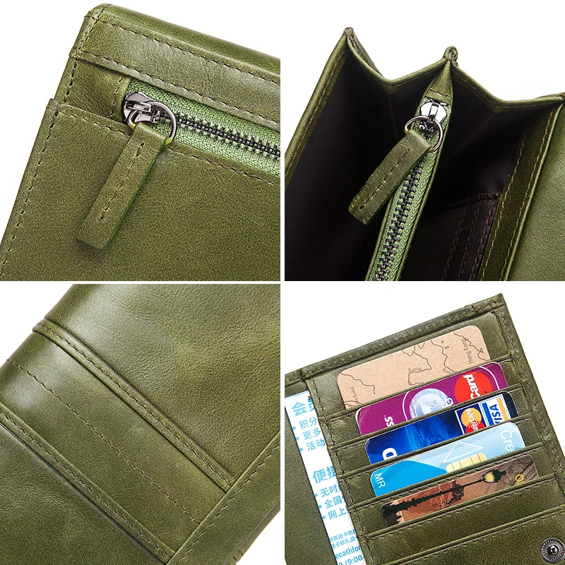 GZCZ Rfid Модный женский кошелек Дамский кожаный кошелек для монет держатель для карт женские кошельки высокого качества клатч роскошный бренд сумка для денег
