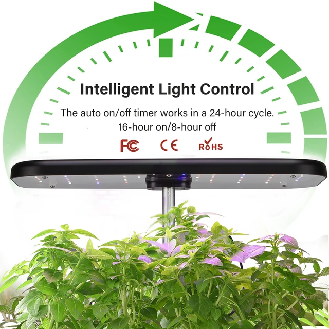 Teljes Spektrum Led Grow Világos Intelligens Kontroll Hidroponikus Növekvő Rendszer Inkbird Beltéri Gyógynövényvirág Kert Üvegházhatású Növények Növekedése - Image 5