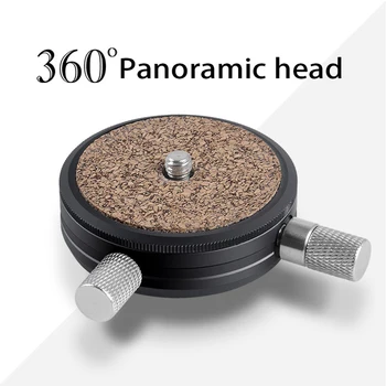

Tripod head 360 degree rotate camera shot panoramic head for DSLR camera monopod tripod photo Video with 1/4 3/8 screw adapter