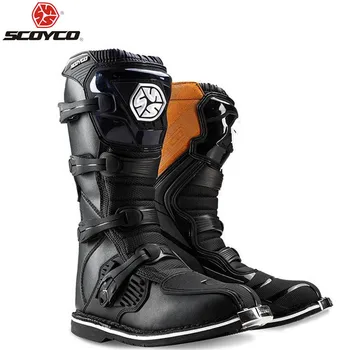 

SCOYCO Motorcycle Waterproof boots moto shoes bota motocross non-slip drop resistance racing boot professional motorboats,MBM001