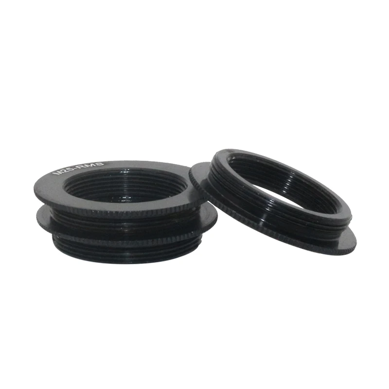 M25 to RMS Thread Adapter RMS to M25x0.75 Microscope Objective Adapter Ring for Leica Nikon Olympus Microscope Objective Lens