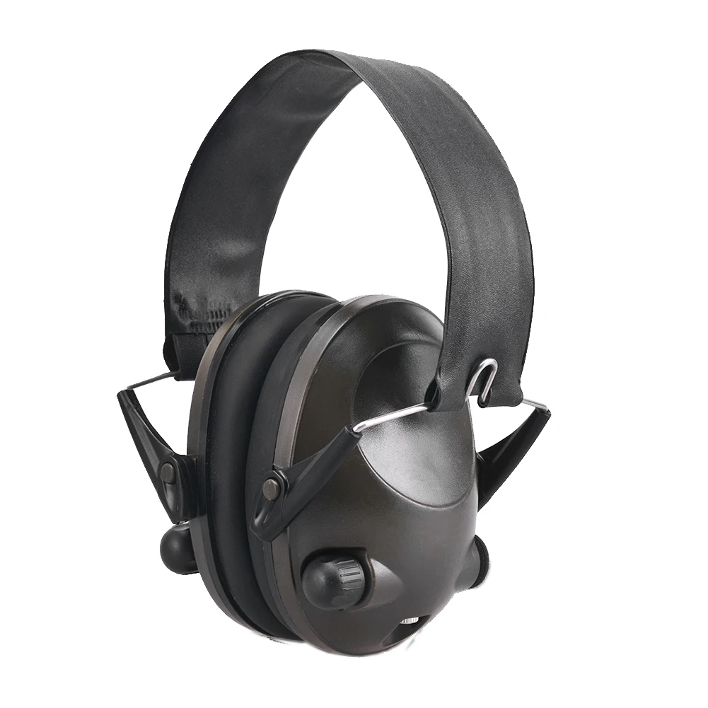

Soft Electronic Shooting Foldable Portable Earmuffs Ear Protector Solid Hunting Active Adjustable Noise Reduction