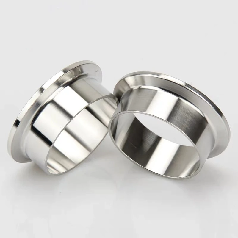 1pcs 19mm-219mm Tube O/D x Tri Clamp Weld Ferrule 304 Stainless Steel Sanitary Connector Pipe Fitting For Homebrew pipe fitting,water pipe fitting,hose pipe fitting