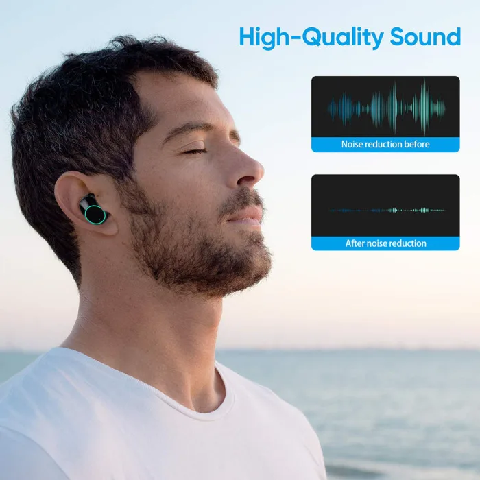 Водонепроницаемый Bluetooth 5,0 наушники TWS в ухо фитнес беспроводная гарнитура с зарядкой Pod SP99