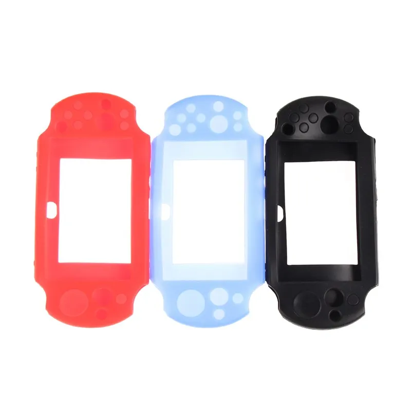 

Newest Soft Silicone Skin Cover Protector Frame Sleeve Game Case Protective Shell Guard For Sony PlayStation PS Vita PSV 2000
