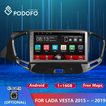 

Podofo Android Car Radio For LADA VESTA 2015-2019 Car Radio Multimedia Video Player Navigation GPS Android No DVD 2din Autoradio