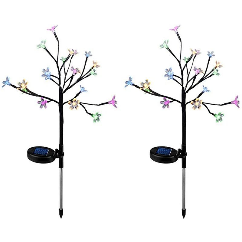 

Solar Garden Lights Outdoor Beautiful Bright Led Solar Powered Landscape Lights for Pathway,Yard,Patio,Deck,Walkway Christmas De