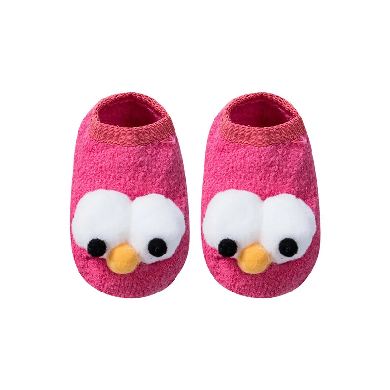 PUDCOCO 1PC Unisex Cartoon Newborn Baby Cotton Soft Anti-Slip Socks Slipper Shoes Boots - Цвет: Розовый