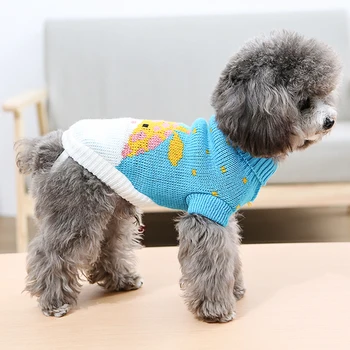 새해 크리스마스 귀여운 애완 동물 스웨터, 작은 개 고양이 겨울 강아지 옷, 치와와 닥스훈트 의류, 스웨터 dla psa
