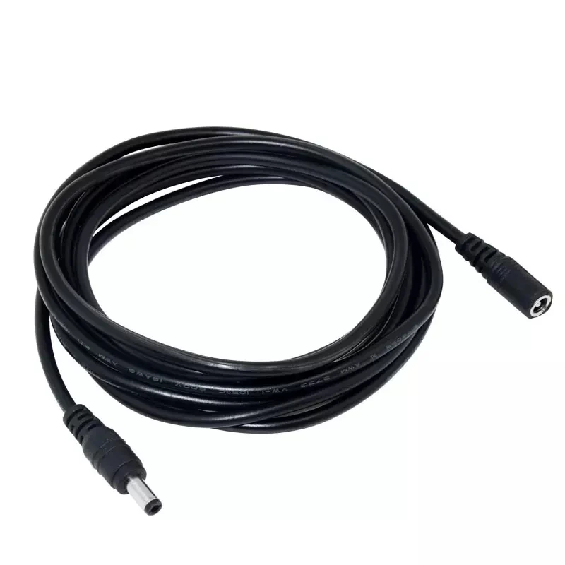 5M/10M/15M/20M/30M DC 12V Extended Surveillance Camera Power Cable 5.5mmx2.1mm Male Female Extension Cord for Security Camera 4